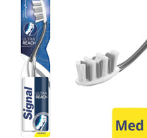 Signal Toothbrush Ultra Reach Medium 1 pc Assorted Color