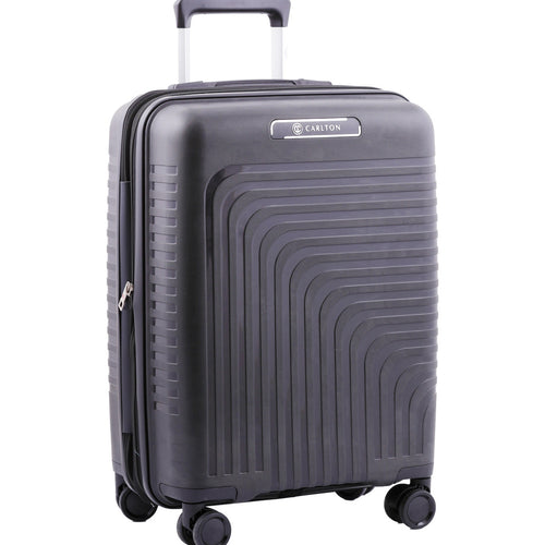Carlton Wego 4 Double Wheel Hard Trolley, 55 cm, Black