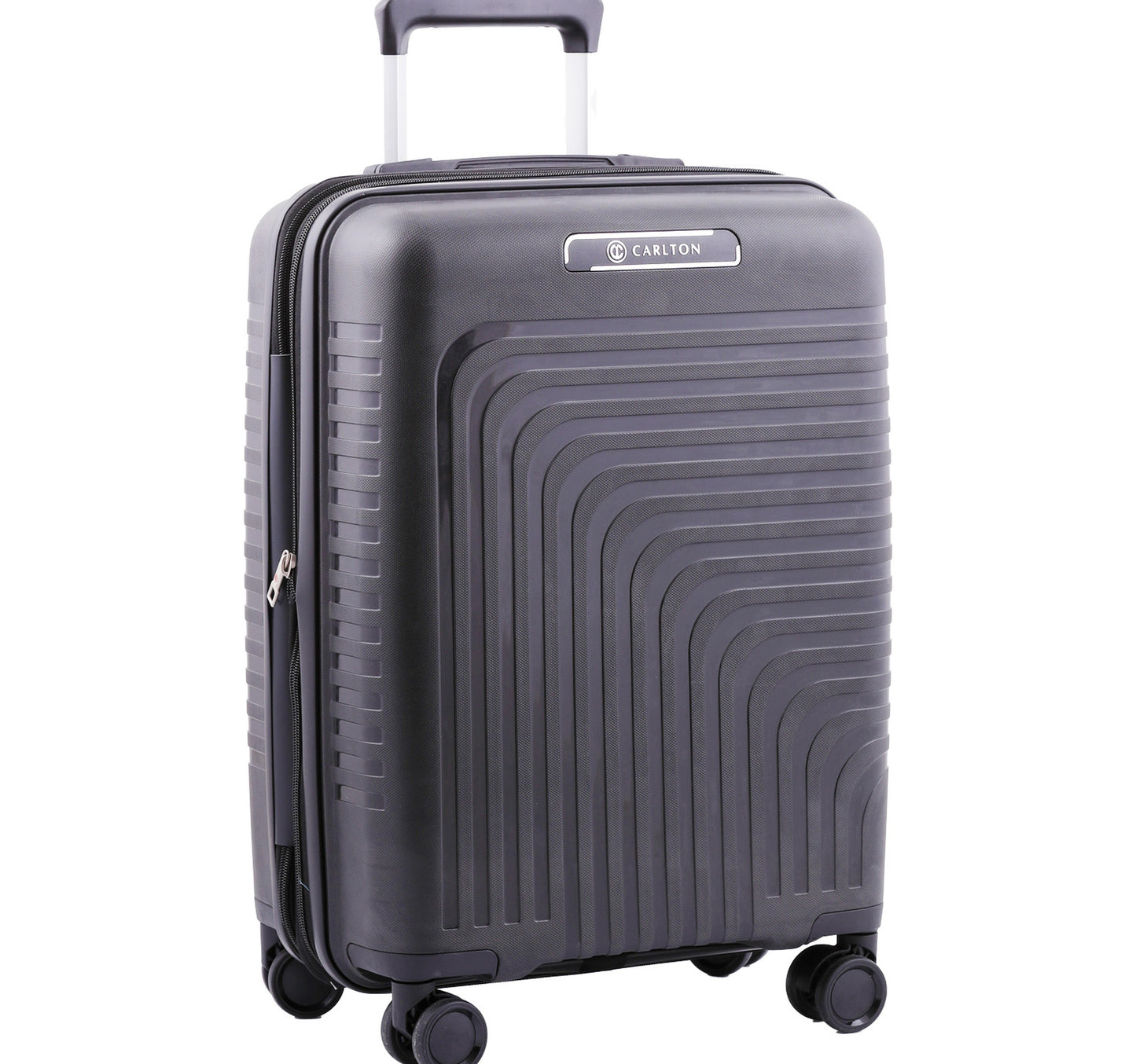 Carlton Wego 4 Double Wheel Hard Trolley, 55 cm, Black