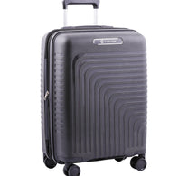 Carlton Wego 4 Double Wheel Hard Trolley, 55 cm, Black