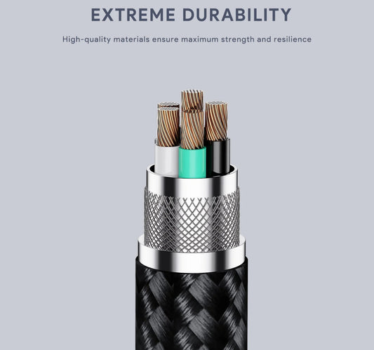 Aukey USB-C to USB-C Cable with LCD Display, 1.8m, Black, MCC102