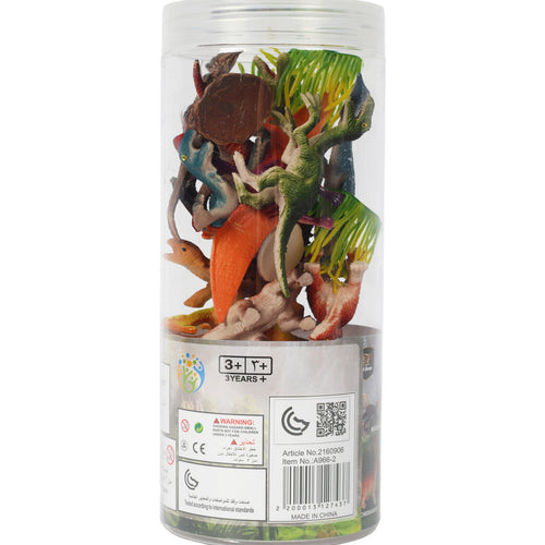 Skid Fusion Dinosaur Fig Barrel Pack A966-2
