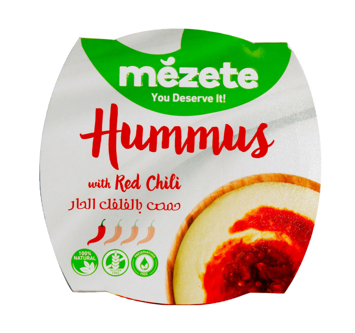 Mezete Hummus With Red Chili 215 g