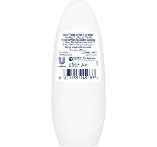 Rexona Women Anti-Perspirant Deodorant Roll On Powder Dry 50 ml