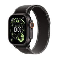 Apple Watch Ultra 3 GPS + Cellular Smartwatch, 49 mm Black Titanium Case with Black/Charcoal Trail Loop (M/L), MF1H4AF/A