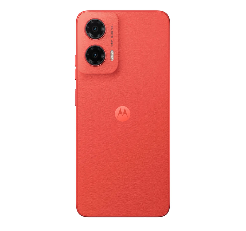 Motorola G35 5G Smartphone, 8 GB RAM, 128 GB Storage, Guava Red