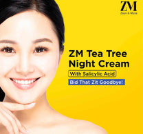 Zayn & Myza Tea Tree Night Cream with Salicylic Acid, Cream, 50 g