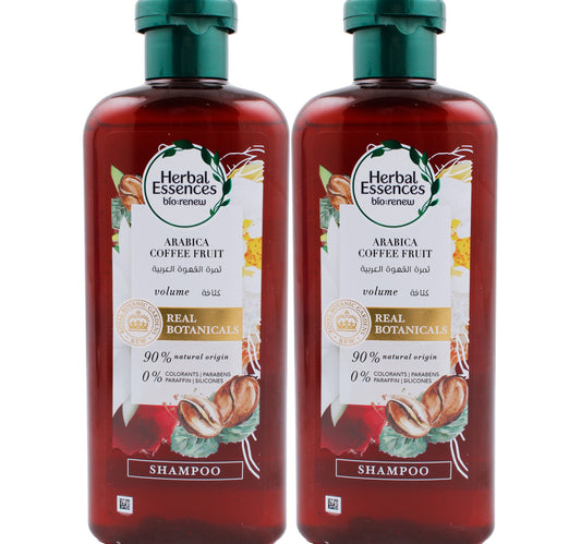 شامبو هيربل إسنسز بنكهة فاكهة القهوة العربية، 2 × 400 مل