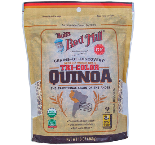 Bob's Red Mill Organic Whole Grain Tri Color Quinoa 369 g