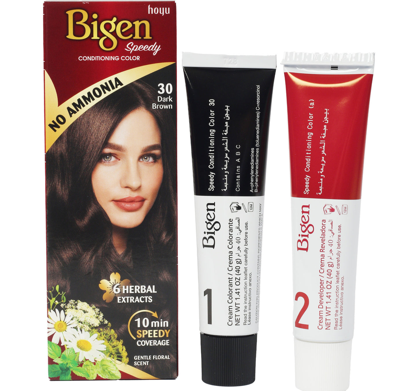 Bigen Speedy Conditioning Color For Women Dark Brown 30 1 pkt