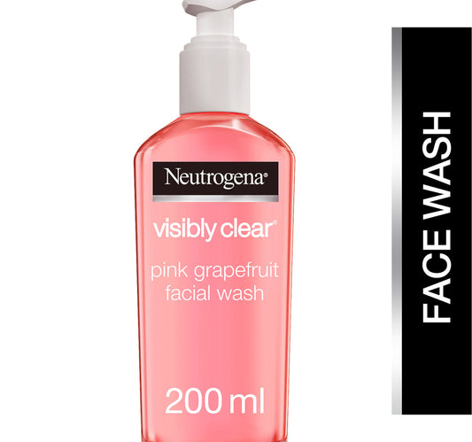 غسول الوجه نيوتروجينا فيزيبلي كلير بالجريب فروت الوردي 200 مل
