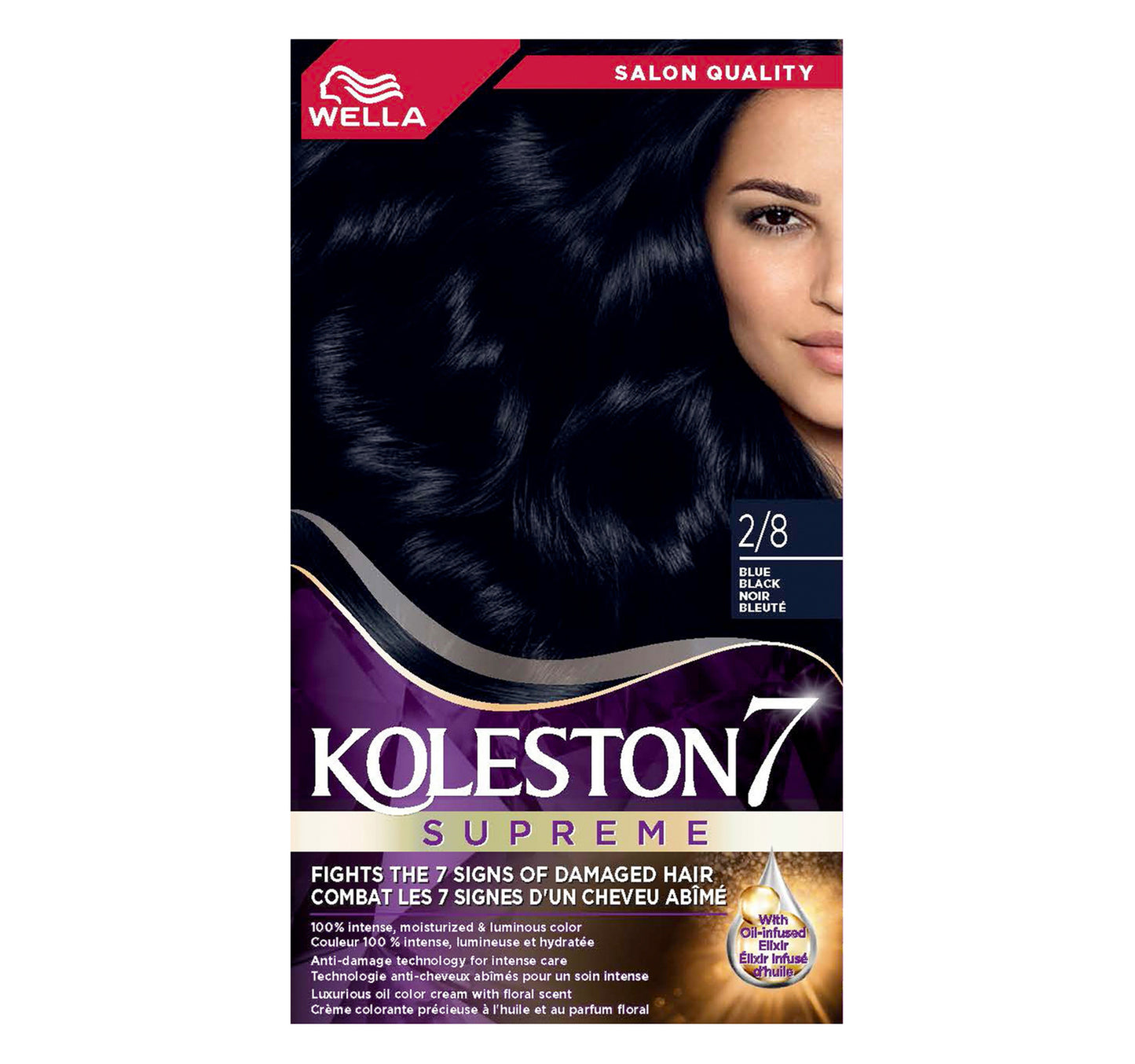 Koleston Supreme 2/8 Blue Black 1 pkt