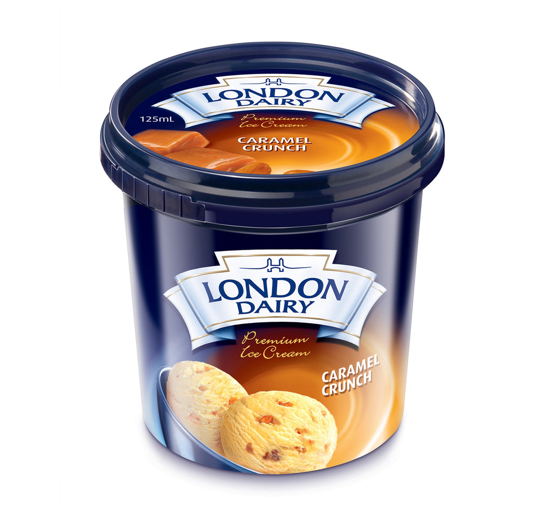 London Dairy Caramel Crunch Ice Cream 125 ml