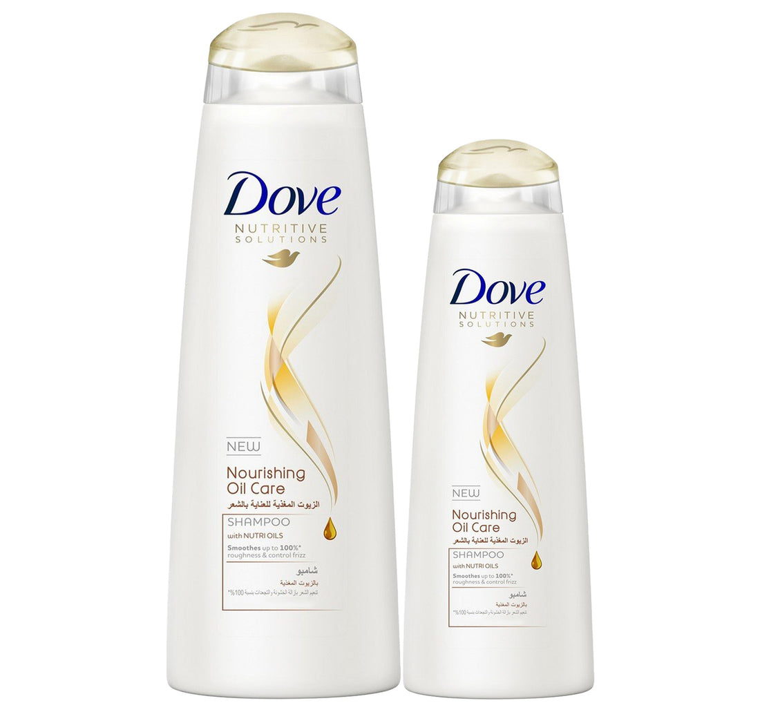 شامبو دوف نوتريف سوليوشنز للعناية بالزيت المغذي 400 مل + 180 مل
