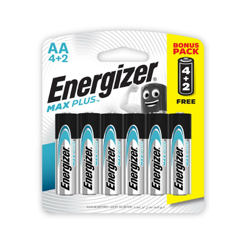 Energizer Max Plus AA Alkaline Battery 4+2