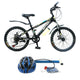 Skid Fusion Bicycle 20" + Helmet + Gloves + Hand Pump BD1 - Yellow
