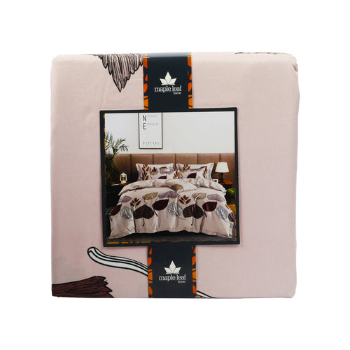 Maple Leaf Fitted Sheet 180 x 200cm Assorted