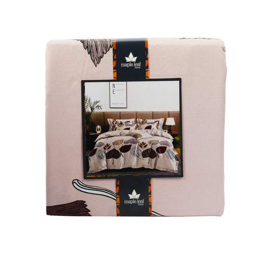 Maple Leaf Fitted Sheet 180 x 200cm Assorted