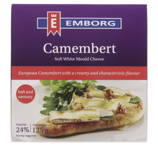 Emborg Camembert Soft White Mould Cheese 125 g