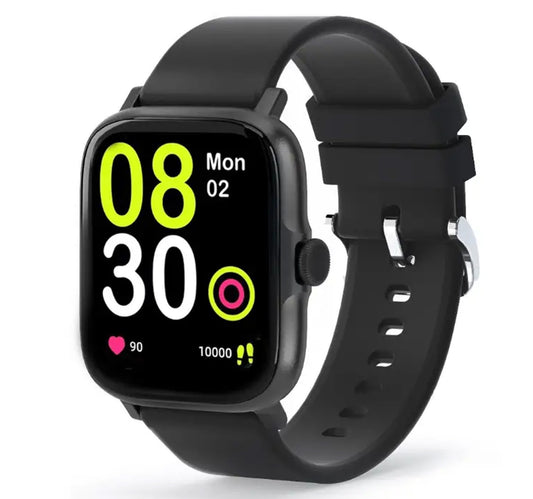 Aukey SW-1P Smartwatch, 1.69 inches LCD Display, Black, SW-1P-BK