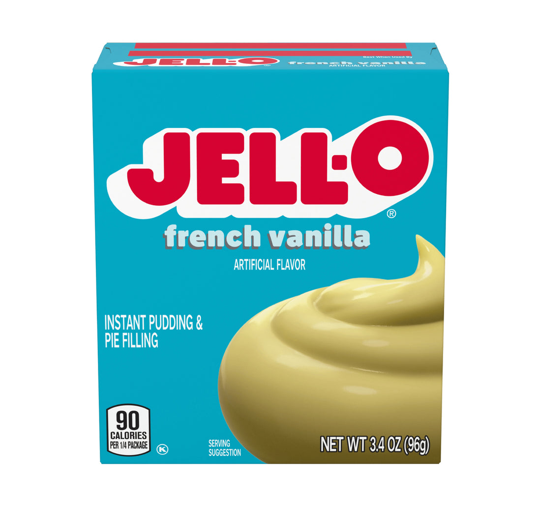 Jell-O Instant Pudding & Pie Filling With French Vanilla Flavor 96 g