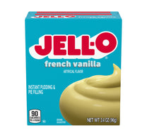 Jell-O Instant Pudding & Pie Filling With French Vanilla Flavor 96 g