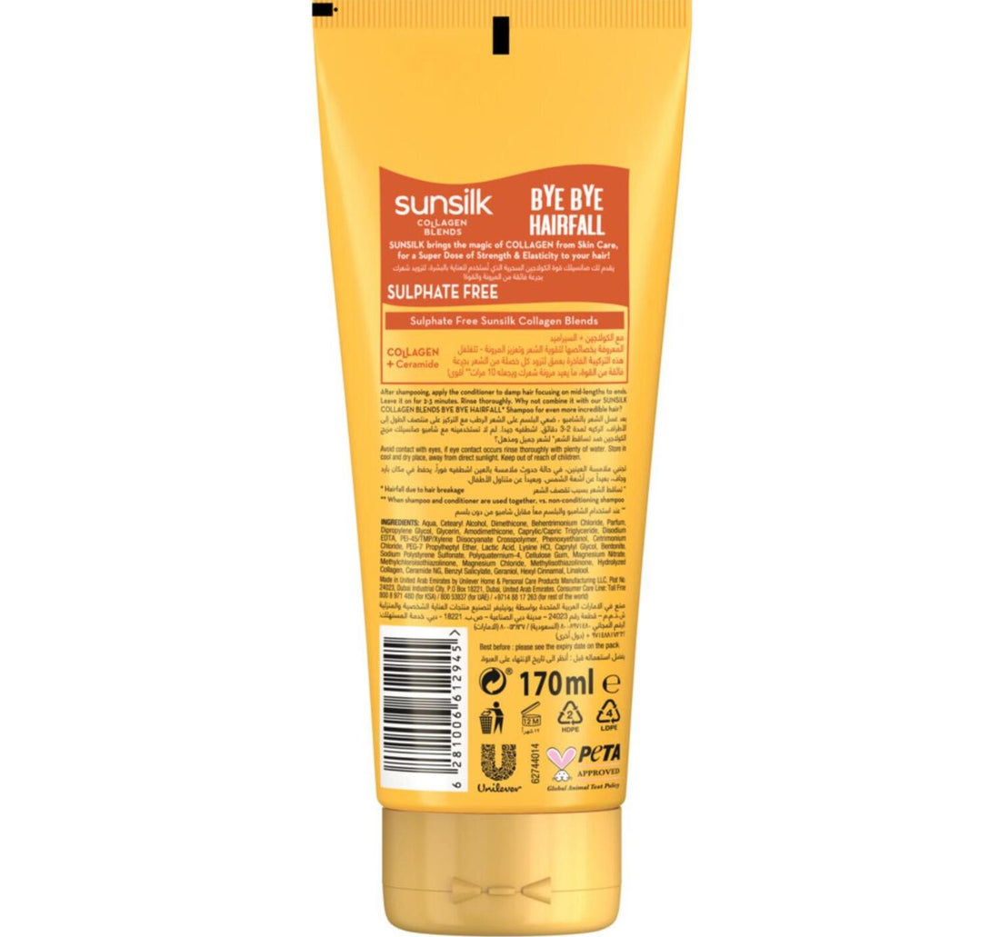 Sunsilk Bye Bye Hair Fall Collagen Conditioner 170 ml