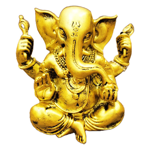 Maple Leaf Ganapathi Figurine Y-38