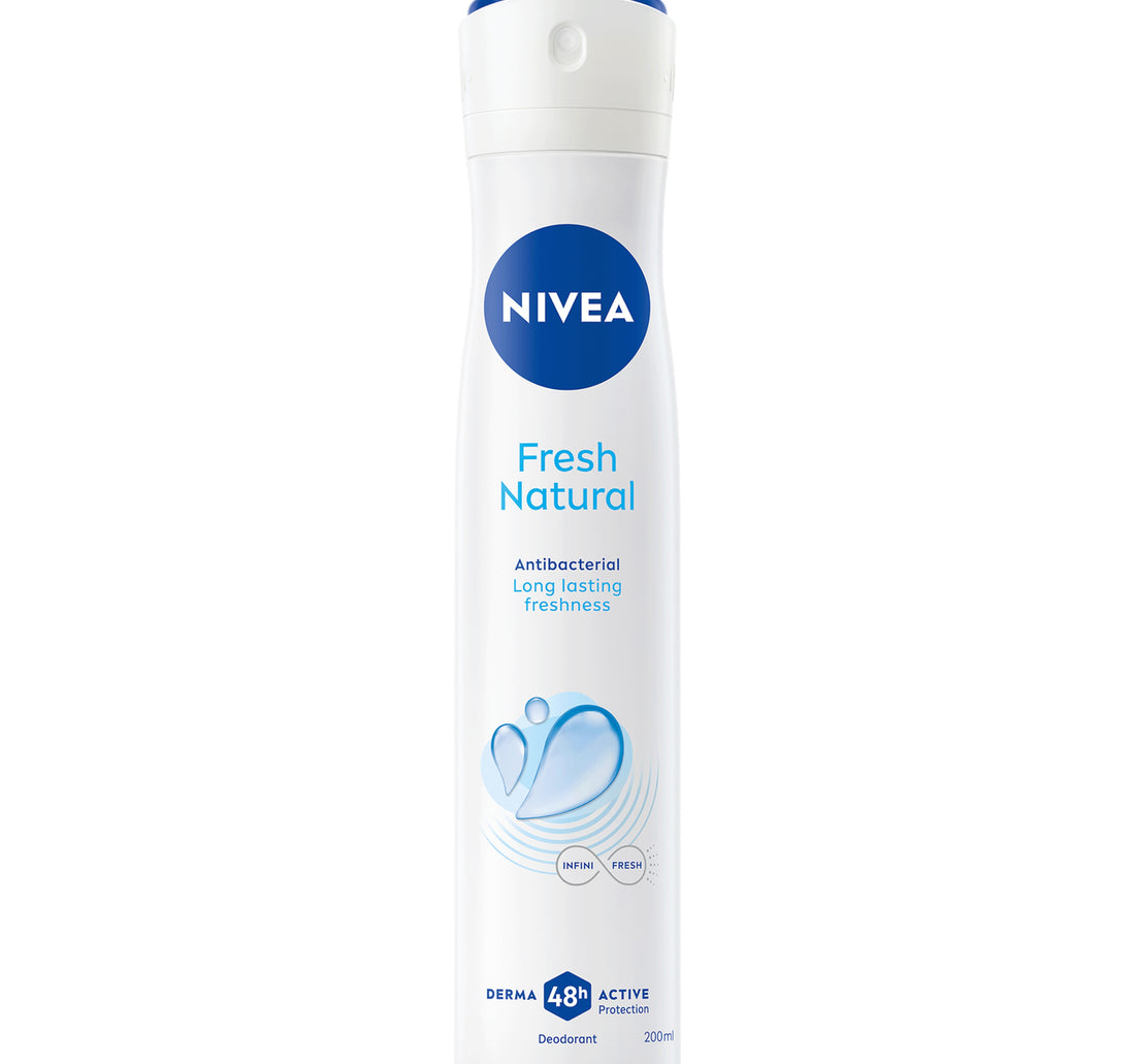Nivea Fresh Natural Antiperspirant Spray for Women Ocean Extracts 48H Protection 200 ml