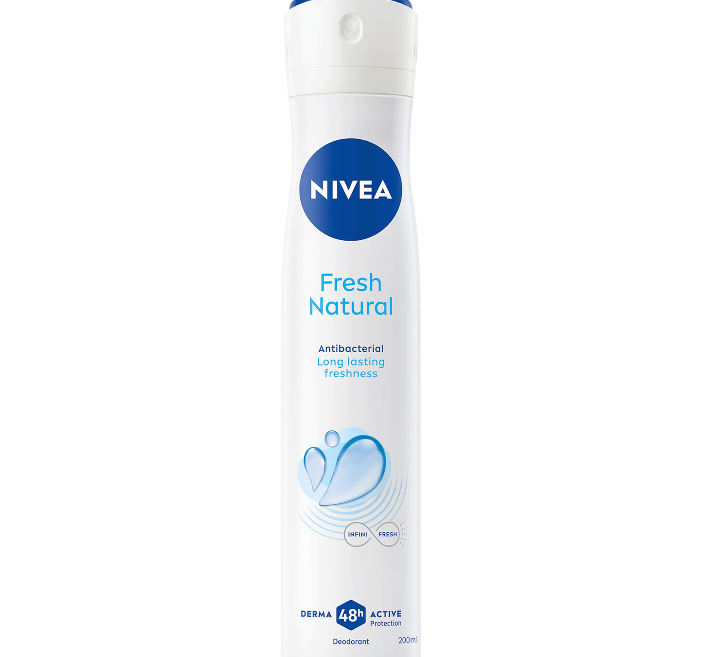 Nivea Fresh Natural Antiperspirant Spray for Women Ocean Extracts 48H Protection 200 ml