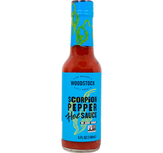 Woodstock Scorpion Pepper Hot Sauce 5 OZ (148 ml)