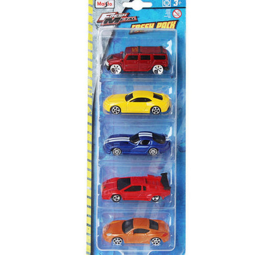 Maisto Fresh Metal Vehicle 5Pc 15017 (Styles & Colors may vary)