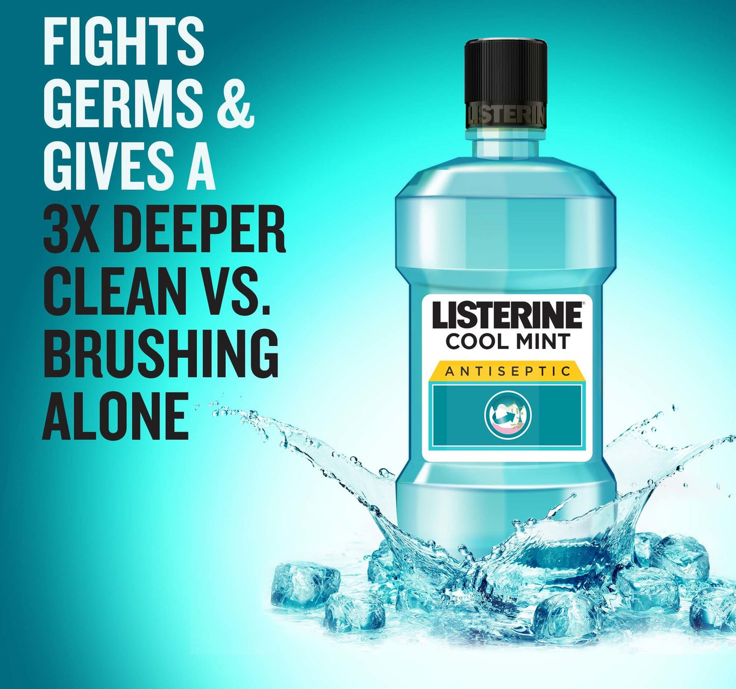 Listerine Mouthwash Cool Mint 500 ml
