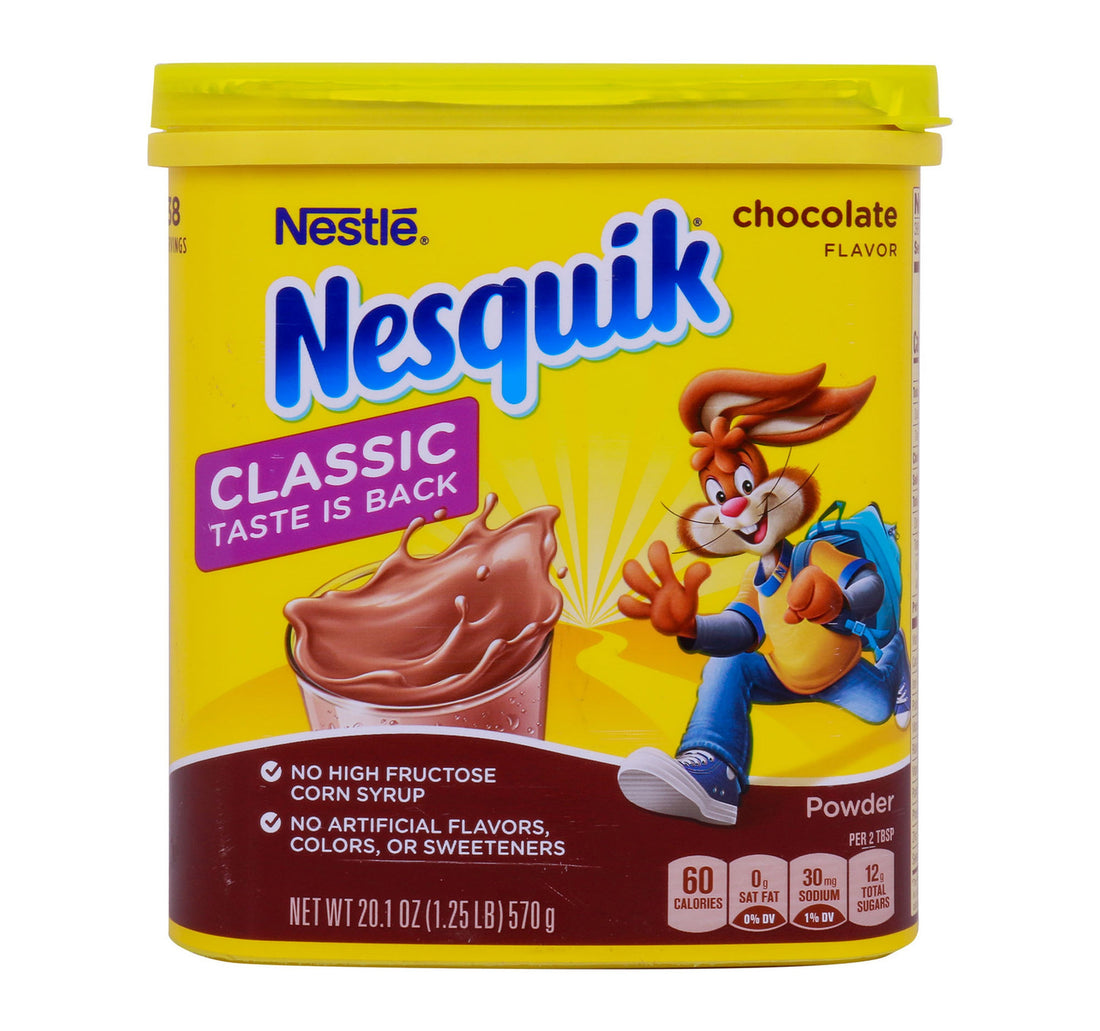 مسحوق الشوكولاتة الكلاسيكي من نستله نسكويك 570 جم