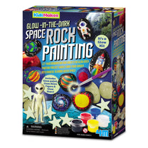 4M Kidzmaker - Glow In The Dark Space Rock Painting Kit, 00-04786