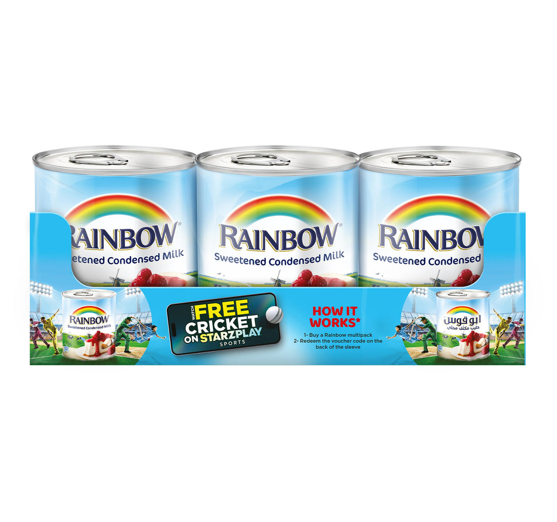 Rainbow Sweetened Condensed Milk 3 x 397 g