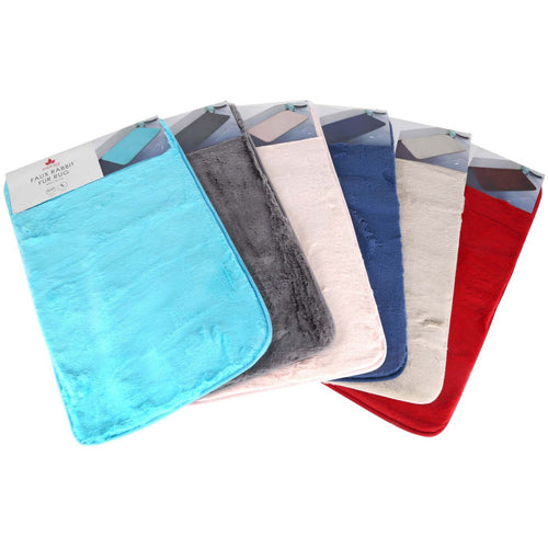 Maple Leaf Home Fur Bath Rug, 1 pc, 45 x 75 cm, SG-201 Assorted