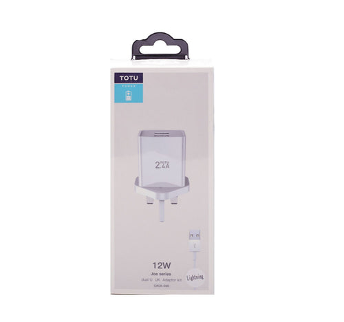 Totu Home Charger 12W + Lightning Cable CACA020