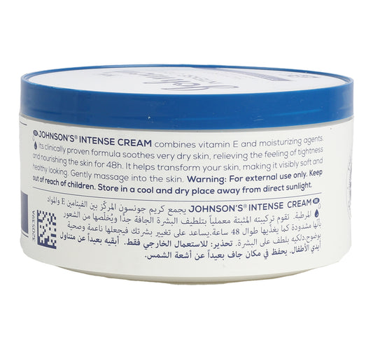Johnson's Intense Dry To Very Dry Face & Body Cream 300 ml