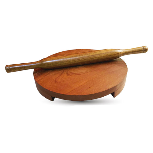 Chefline Wooden Chakla Belan, 10 inches
