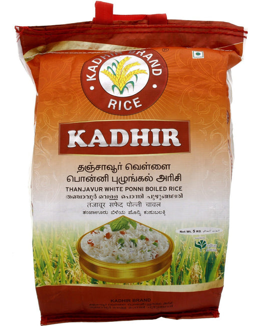 Kadhir Thanjavur White Ponni Boiled Rice 5 kg