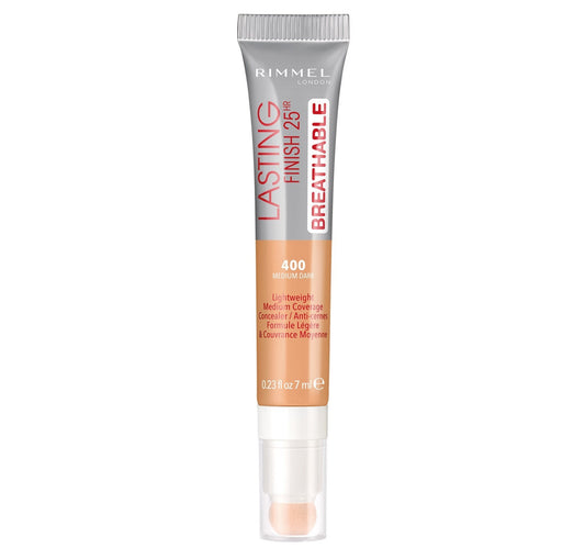 Rimmel London Lasting Finish Breathable Concealer Shade 400 Medium Dark 7ml