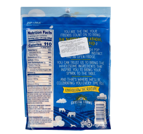 Crystal Farm Cheddar & Monterey Jack Cheese 226 g