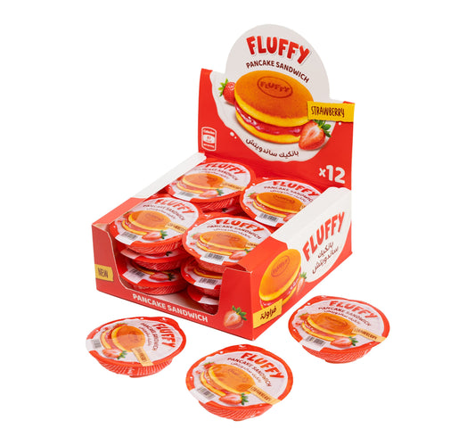 Amalfi Foods Fluffy Strawberry Pancake Sandwich 12 x 30 g