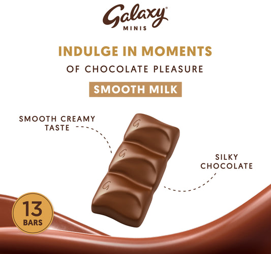 Galaxy Minis Smooth Milk Chocolate Bar 13 pcs 162.5 g