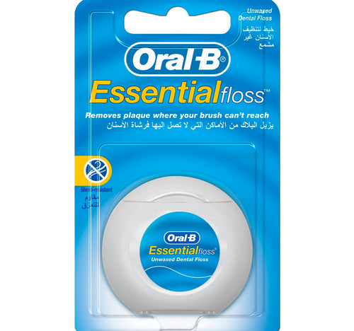 Oral B Essential Floss Unwaxed 50m