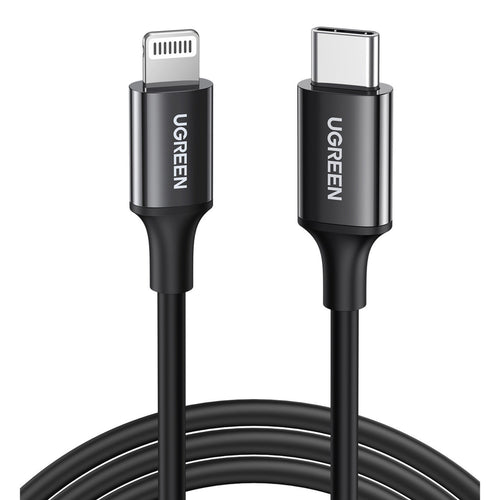 Ugreen USB-C to Lightning Cable, 1 m, Black, 60751 Lulu Hypermarket