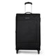 Carlton Elante 4 Wheel Soft Trolley, 67 cm, Black