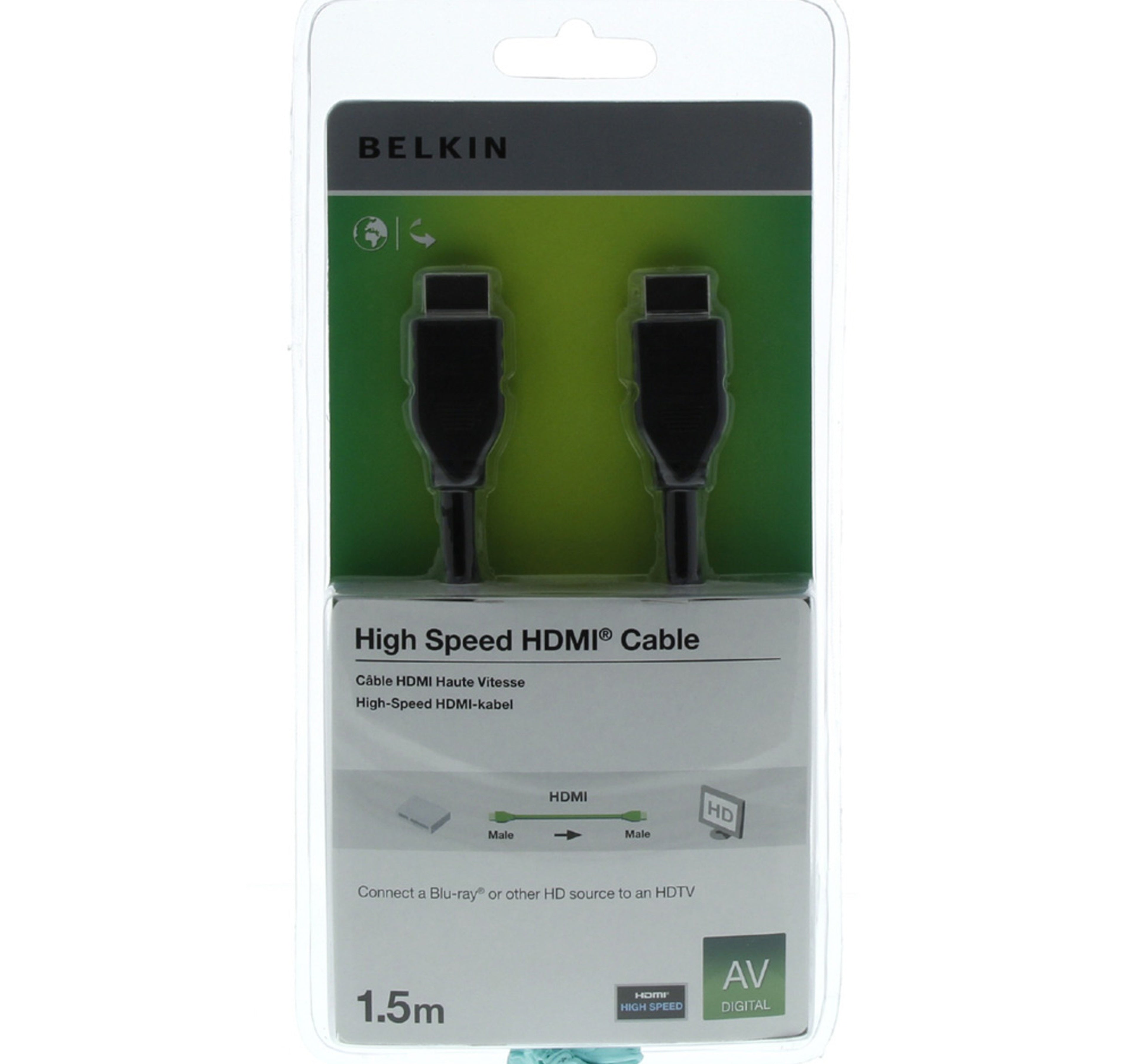 كابل HDMI من Belkin F3Y017CP بطول 1.5 متر