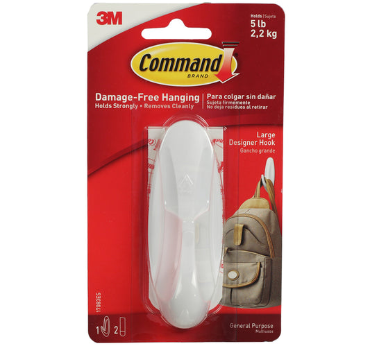 3M Designer Large Hook, 17083